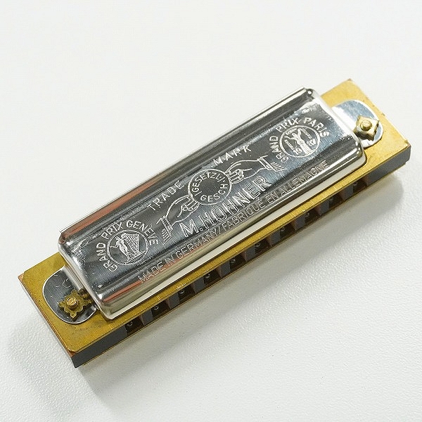 実際に弊社で買取させて頂いたM.HOHNER/ホーナー 214/20 C調子 PICCOLO ピッコロ 10ホール ハーモニカ ケース付きの画像 2枚目