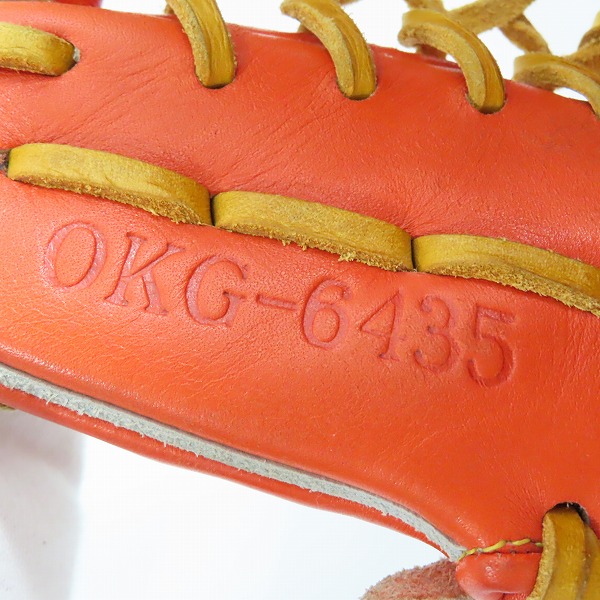 実際に弊社で買取させて頂いたHI GOLD/ハイゴールド NATURAL FLEX 己極 軟式 オールラウンダー 野球 グローブ OKG-6435の画像 4枚目