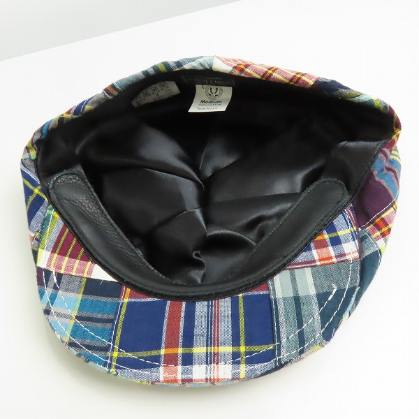 実際に弊社で買取させて頂いたSCHOTT BROS/ショットブロス SCHOTT ハンチングキャップ/Mの画像 5枚目