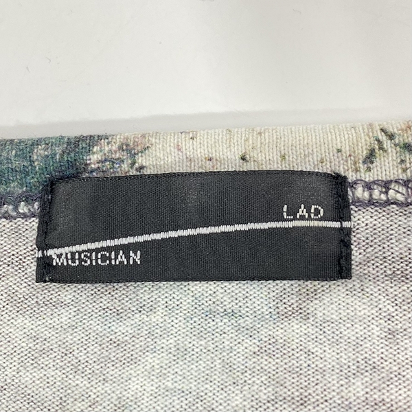 実際に弊社で買取させて頂いたLAD MUSICIAN/ラッドミュージシャン 17SS SUPER BIG T-SHIRT/フラワープリント スーパービッグTシャツ 2117-719の画像 2枚目