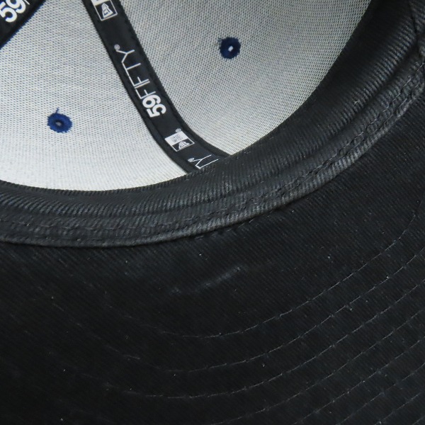 実際に弊社で買取させて頂いたNEW ERA×BACK CHANNEL/ニューエラ×バックチャンネル ロゴ刺繍 ブルー キャップ/帽子の画像 7枚目