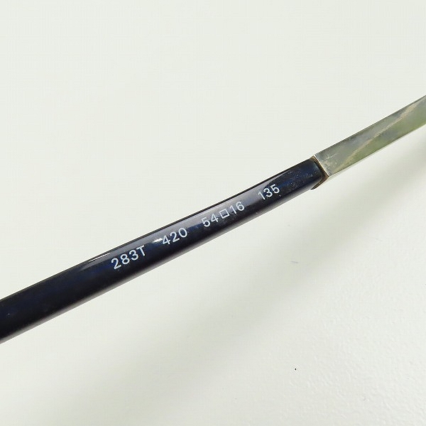 実際に弊社で買取させて頂いたBVLGARI/ブルガリ リムレスフレーム スクエアレンズ 度入りサングラス 283T 420の画像 6枚目