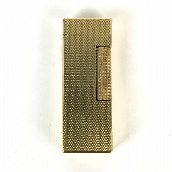 実際に弊社で買取させて頂いたdunhill/ダンヒル サイドローラー ガスライター ゴールドカラー