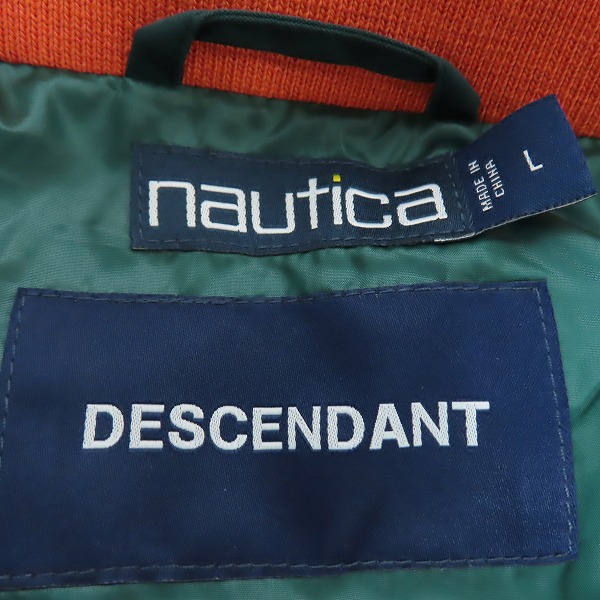 実際に弊社で買取させて頂いたDESCENDANT×NAUTICA/ディセンダント×ノーティカ TIDE PES SWITCHING JACKET /Lの画像 2枚目