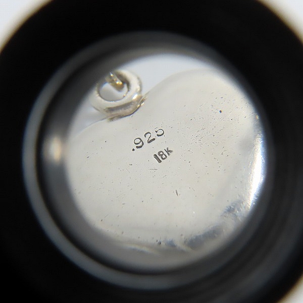 実際に弊社で買取させて頂いたLoree Rodkin/ローリーロドキン K18YG/イエローゴールド ×シルバー925 ハート/クロスペンダントトップの画像 4枚目