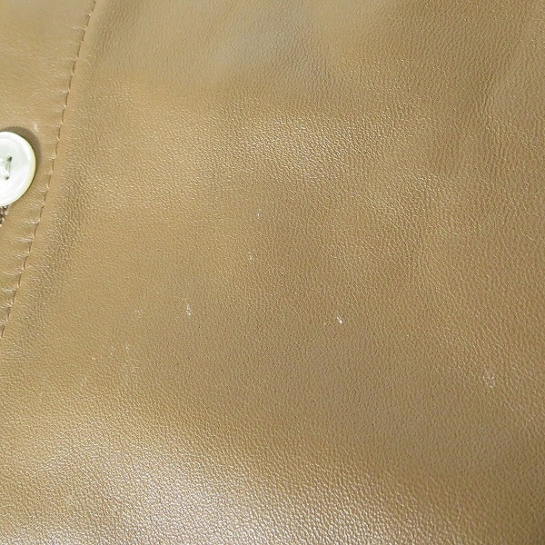 実際に弊社で買取させて頂いた【JPタグ】MARNI/マルニ 20AW ラムレザー レギュラーカラーシャツ CUMY0011A0 SY1538/44の画像 5枚目