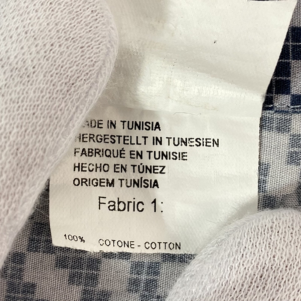 実際に弊社で買取させて頂いたEMPORIO ARMANI/エンポリオアルマーニ 総柄 半袖ボタンシャツ/39の画像 4枚目