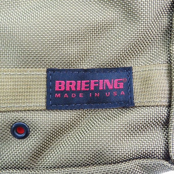 実際に弊社で買取させて頂いたBRIEFING/ブリーフィング ブリーフケース カーキの画像 3枚目