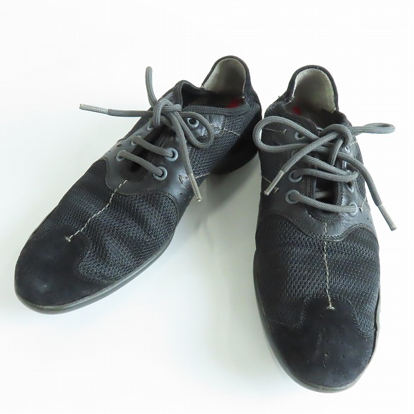 実際に弊社で買取させて頂いた【観賞用】PRADA/プラダ レザー切り替え スニーカー シューズ/35.5