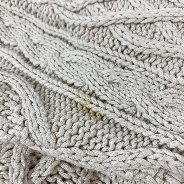 実際に弊社で買取させて頂いたGOODENOUGH/グッドイナフ フィッシャーマン ニット プルオーバーパーカー/Lの画像 6枚目