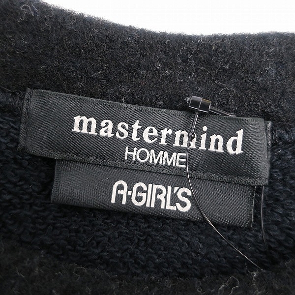 実際に弊社で買取させて頂いたmastermind JAPAN×A-GIRL'S/マスターマインド×エイガールズ モヘア混 切替ニット 15awmm-sw20-31-1/Lの画像 2枚目