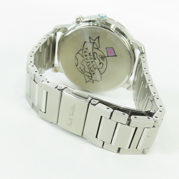 実際に弊社で買取させて頂いたPaul Smith/ポールスミス World Traveller 電波ソーラー H145-S123682の画像 2枚目