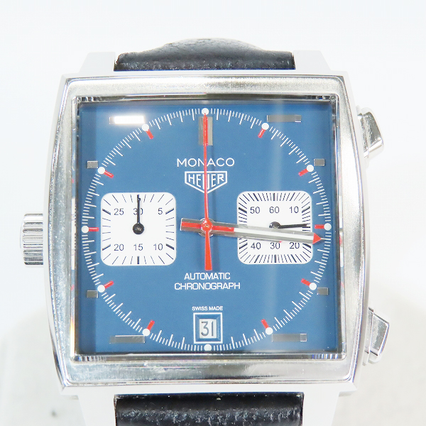 実際に弊社で買取させて頂いたTAG HEUER/タグホイヤー  モナコ キャリバー11 クロノグラフ CAW211Pの画像 1枚目