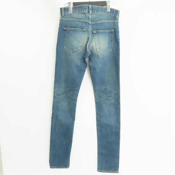 実際に弊社で買取させて頂いたSAINT LAURENT PARIS/サンローランパリ 17AW ニークラッシュデニムパンツ 489125 Y806K/27の画像 1枚目