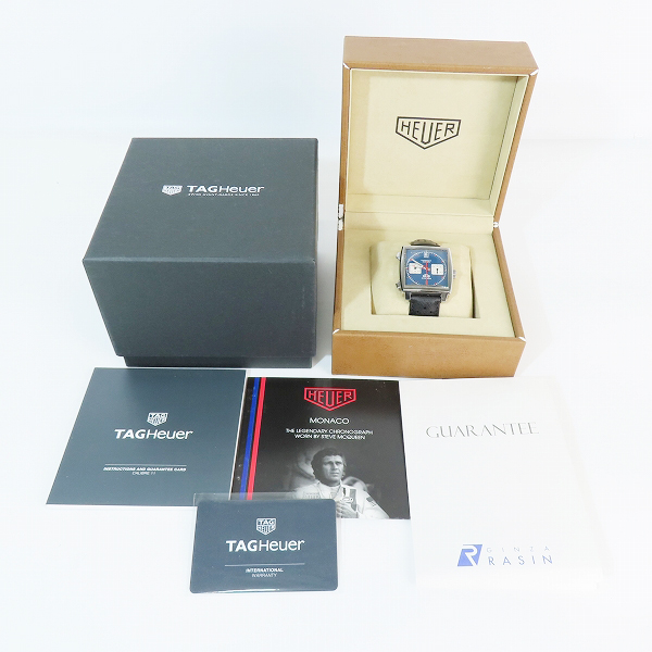 実際に弊社で買取させて頂いたTAG HEUER/タグホイヤー  モナコ キャリバー11 クロノグラフ CAW211Pの画像 9枚目
