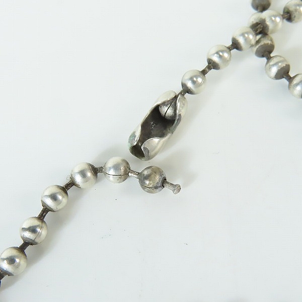 実際に弊社で買取させて頂いたBILL WALL LEATHER/BWL/ビルウォールレザー 4mm ボール チェーン/ネックレスの画像 3枚目