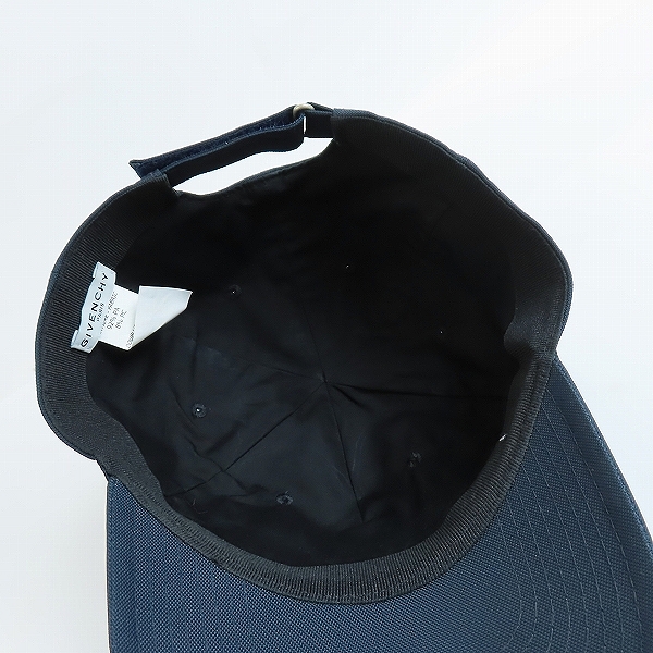実際に弊社で買取させて頂いたGIVENCHY/ジバンシィ イタリア製 ロゴプリント キャップの画像 4枚目