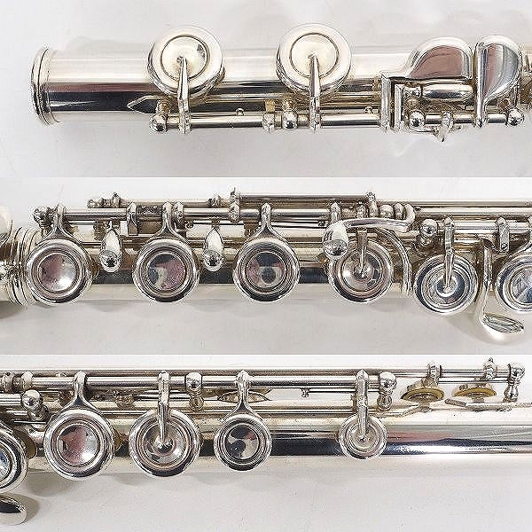 実際に弊社で買取させて頂いたYAMAHA/ヤマハ YFL-514/YFL514 頭部管銀製 Eメカ付 ハードケース・ケースカバー付の画像 5枚目