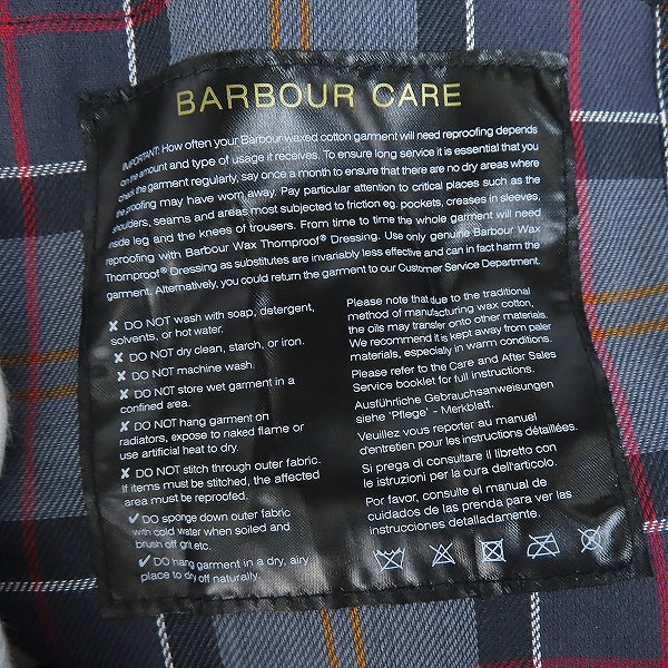 実際に弊社で買取させて頂いたBarbour/バブアー SL BEAUFORT JACKET ビューフォートジャケット 1702258 36の画像 3枚目
