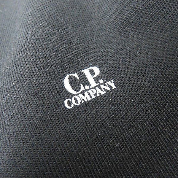 実際に弊社で買取させて頂いた【未使用】C.P.COMPANY/シーピーカンパニー Tシャツ 08CMTS286A ブラック Lの画像 6枚目