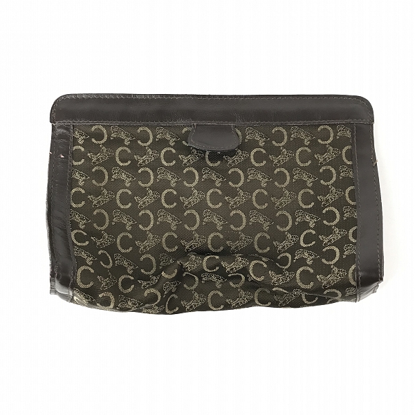 実際に弊社で買取させて頂いたCELINE/セリーヌ Cサルキー クラッチバッグ/セカンドバッグ/マジックテープ キャンバスの画像 1枚目