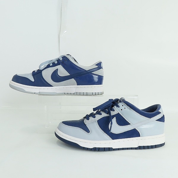 実際に弊社で買取させて頂いたNIKE×atmos/ナイキ×アトモス DUNK LOW JP QS mismatched/ダンク ロー JP クイックストライク ミスマッチ AA4414-401/27の画像 3枚目