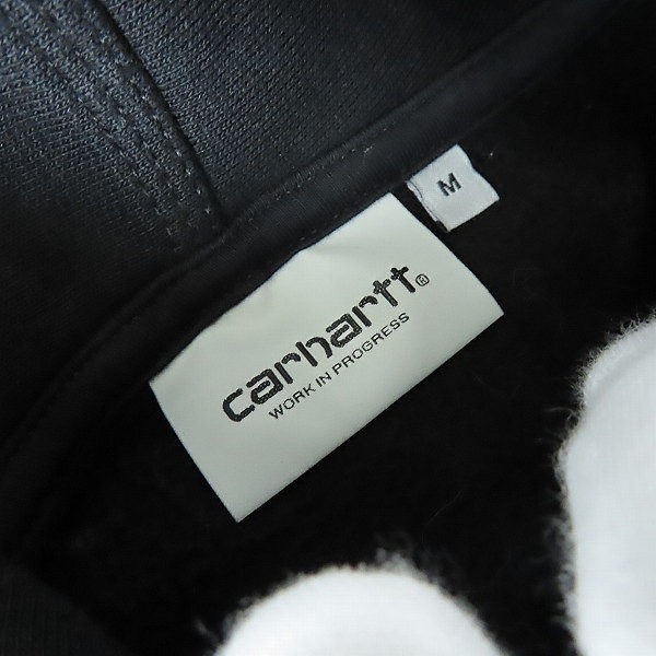 実際に弊社で買取させて頂いたCarhartt/カーハート 胸ロゴ刺繍 プルオーバーパーカー/Mの画像 2枚目