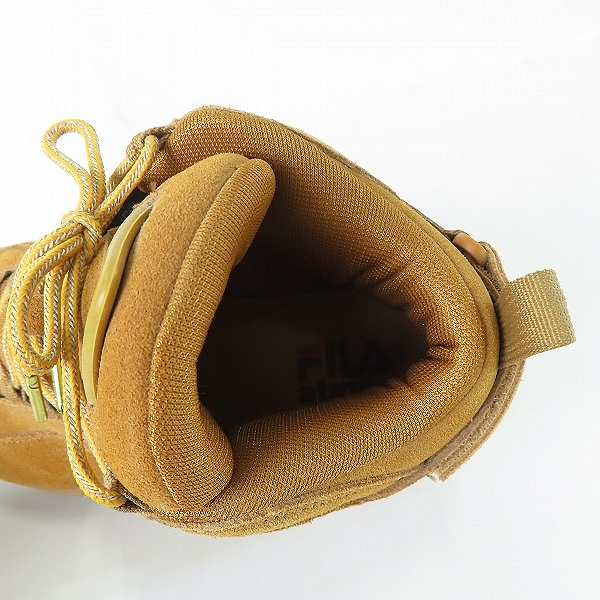 実際に弊社で買取させて頂いたFILA×atmos/フィラ×アトモス FILA 96/ WHEAT/GUM/1VB90139-200 ハイカットスニーカー/US10の画像 4枚目
