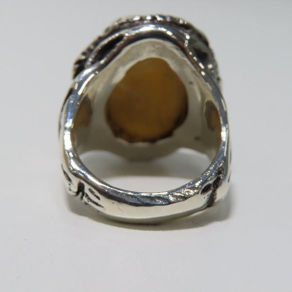 実際に弊社で買取させて頂いたALEX STREETER/アレックスストリーター 17年限定 デビルハートリング パウダーバルティックアンバー 13-13.5号の画像 3枚目