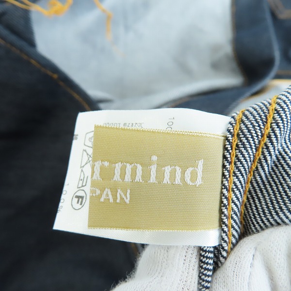 実際に弊社で買取させて頂いた【未使用】mastermind JAPAN×gingam/マスターマインド×ギンガム スワロフスキースカル デニムウエスタンシャツ MD2-SH01/Lの画像 5枚目