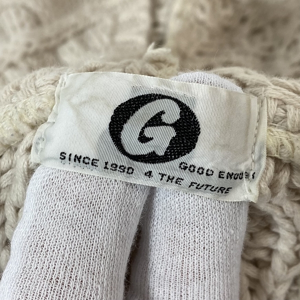 実際に弊社で買取させて頂いたGOODENOUGH/グッドイナフ フィッシャーマン ニット プルオーバーパーカー/Lの画像 3枚目