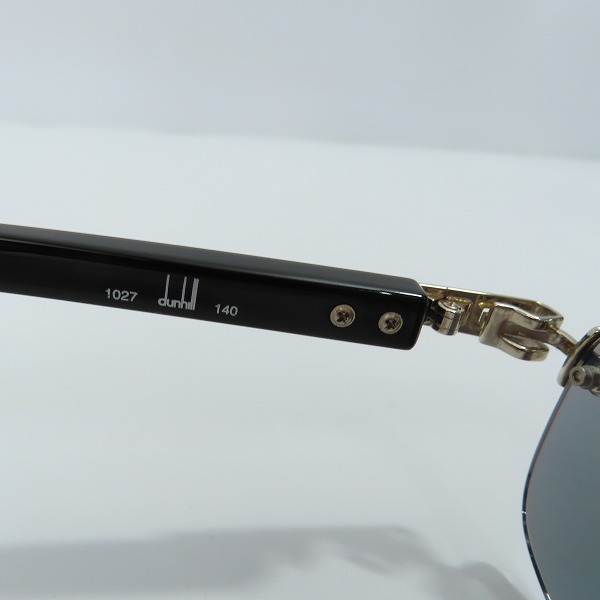 実際に弊社で買取させて頂いたdunhill/ダンヒル T-CELLULOID/TITAN F-K14WG ホワイトゴールド ツーポイント メガネフレーム の画像 5枚目