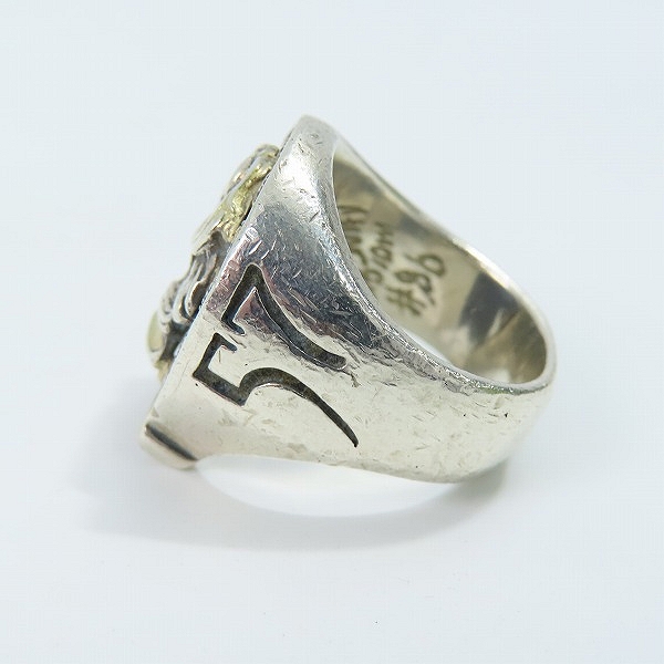 実際に弊社で買取させて頂いたBWL×MARK MAHONY/ビルウォールレザー×マークマホーニー ゴールドサダー ホースシューリング 20号の画像 2枚目