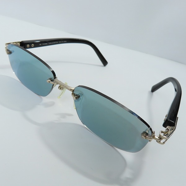 実際に弊社で買取させて頂いたdunhill/ダンヒル T-CELLULOID/TITAN F-K14WG ホワイトゴールド ツーポイント メガネフレーム 