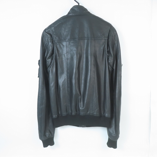 実際に弊社で買取させて頂いた【JPタグ】DIOR HOMME/ディオールオム 05SS エディ期 羊革/シープスキン レザーライダース 5EH5045113/44の画像 1枚目