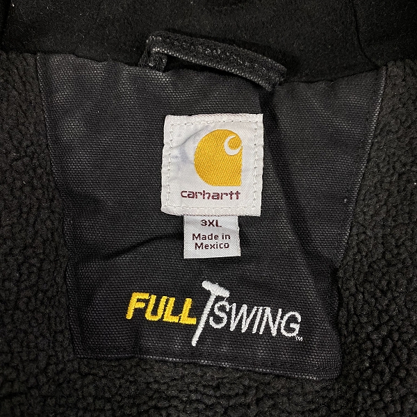 実際に弊社で買取させて頂いたCarhartt/カーハート アクティブジャケット 3XLの画像 4枚目