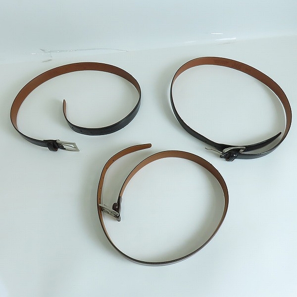 実際に弊社で買取させて頂いたBROOKS BROTHERS/ブルックスブラザーズ レザーベルト 3点セットの画像 8枚目