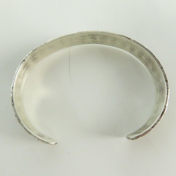 実際に弊社で買取させて頂いたHRM/HOLLYWOOD RANCH MARKET/ハリウッドランチマーケット STERLINGシルバー スタンプワークバングルの画像 5枚目