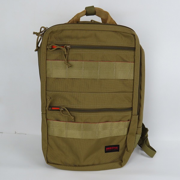 実際に弊社で買取させて頂いたBRIEFING/ブリーフィング SQ PACK リュック/バックパック ベージュ系