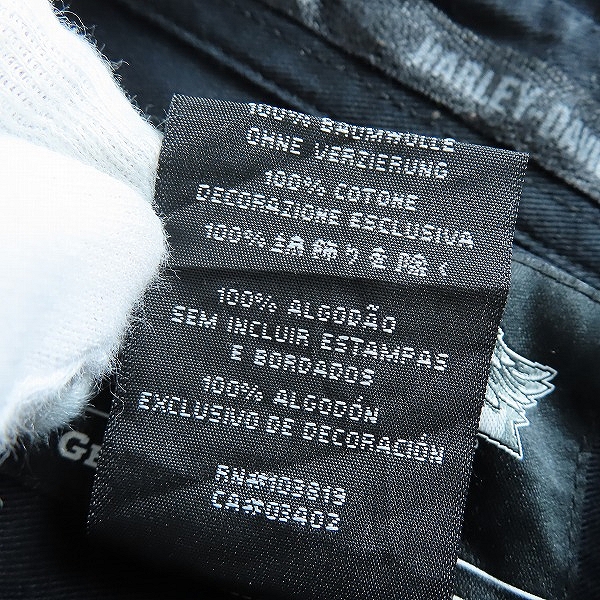 実際に弊社で買取させて頂いたHARLEY DAVIDSON/ハーレーダビッドソン チェックシャツ/長袖 2XLの画像 3枚目