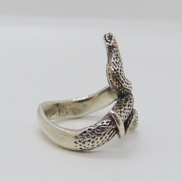 実際に弊社で買取させて頂いたCRAZY PIG/クレイジーピッグ BOOMSLANG SNAKE RING/スネークリング 15.5-16.5号の画像 4枚目