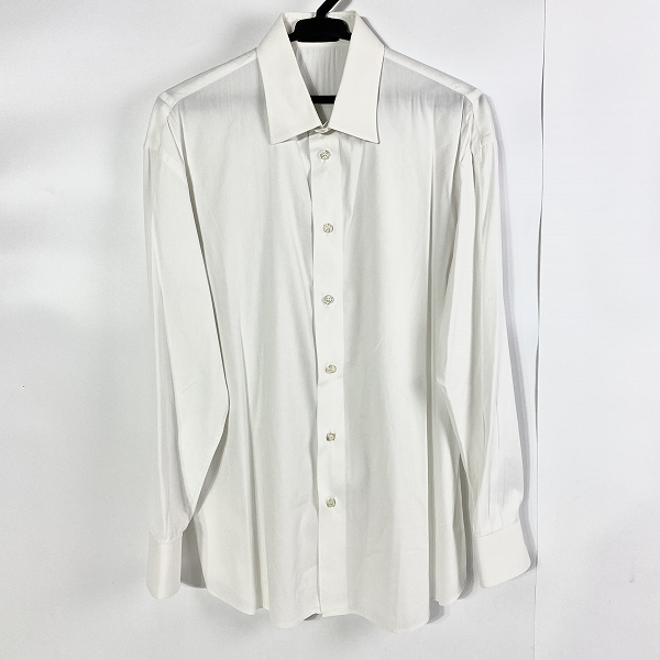 実際に弊社で買取させて頂いたEMPORIO ARMANI/エンポリオアルマーニ 長袖シャツ/ホワイト/39