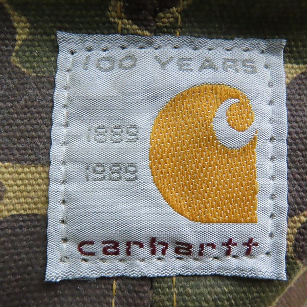 実際に弊社で買取させて頂いたCarhartt/カーハート 100YEARS/100周年記念 カモフラ キャップの画像 8枚目