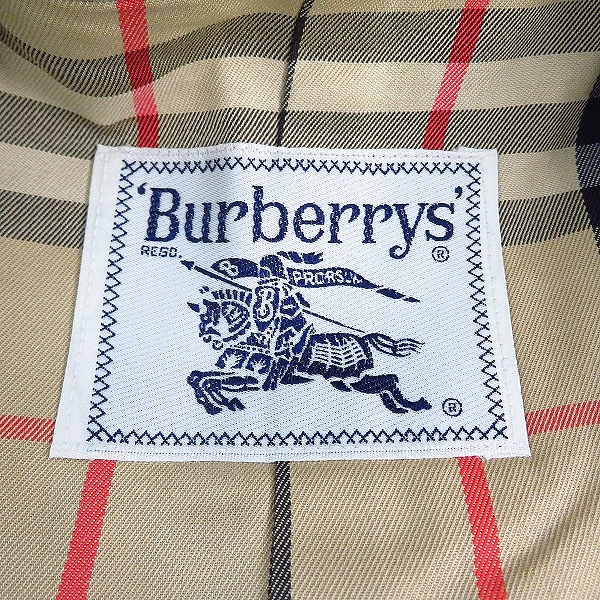 実際に弊社で買取させて頂いた【難あり】Burberrys /バーバリーズ トレンチコート 裏地ノバチェック FD082-039-41 Mの画像 2枚目