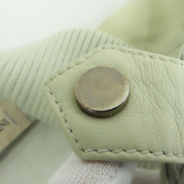 実際に弊社で買取させて頂いた【JPタグ】EMPORIO ARMANI/エンポリオアルマーニ サイド/リブニット レザージャケット/46の画像 7枚目