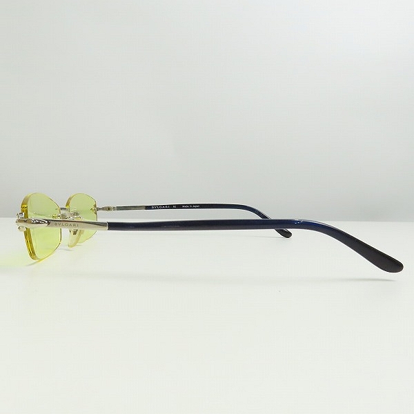 実際に弊社で買取させて頂いたBVLGARI/ブルガリ リムレスフレーム スクエアレンズ 度入りサングラス 283T 420の画像 2枚目
