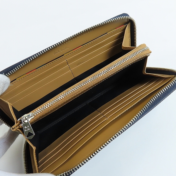 実際に弊社で買取させて頂いたPaul Smith/ポールスミス ラウンドジップ 長財布/ウォレットの画像 3枚目