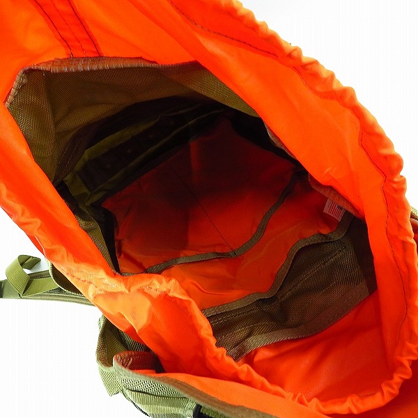 実際に弊社で買取させて頂いたBRIEFING/ブリーフィング SIMPLE FLAP/シンプルフラップ バックパック/リュックサック カーキの画像 4枚目