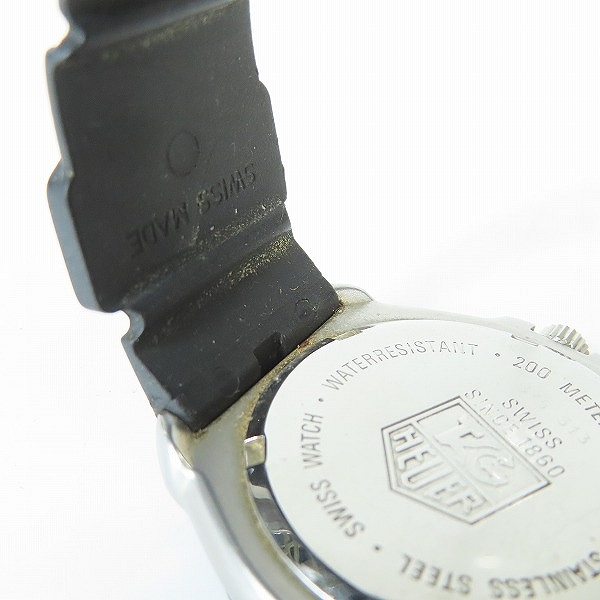 実際に弊社で買取させて頂いたTAG HEUER/タグホイヤー フォーミュラー1 プロフェッショナル 375.513【動作未確認】の画像 5枚目
