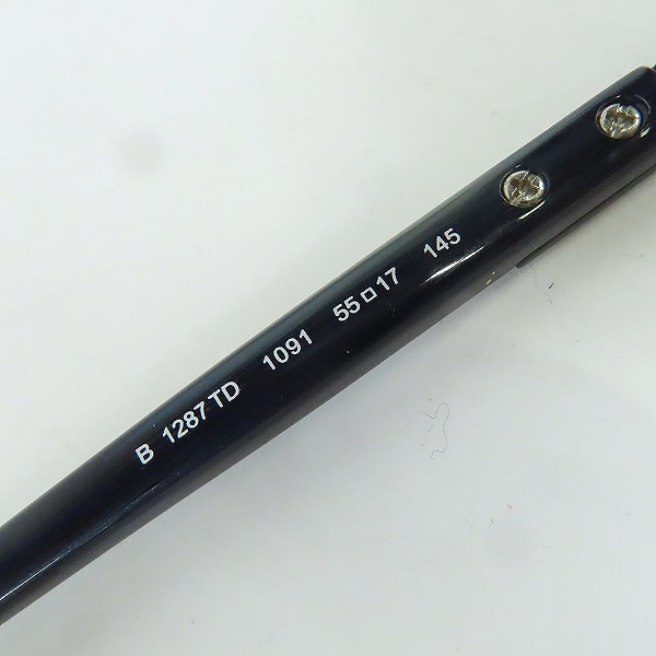 実際に弊社で買取させて頂いたBURBERRY/バーバリー 度入り 眼鏡/メガネフレーム B1287TD 1091の画像 7枚目
